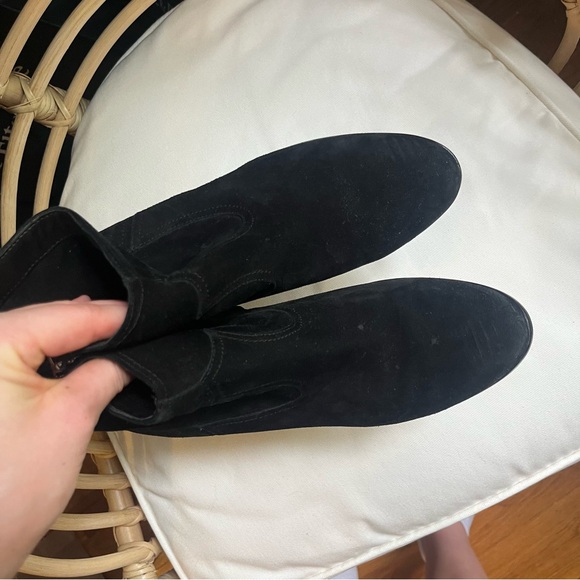 Sam Edelman Black Suede Peggy Booties size 10.5 - Picture 3 of 9
